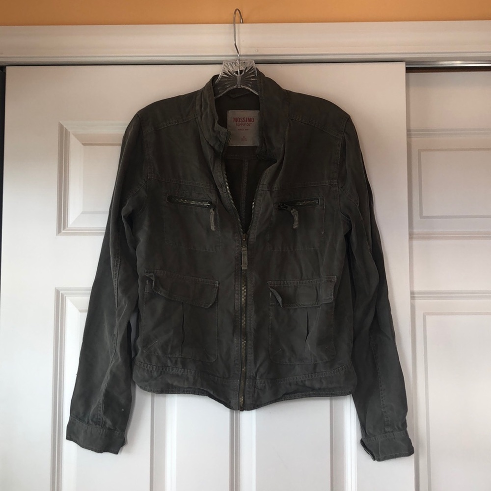 Olive Green Cargo Jacket